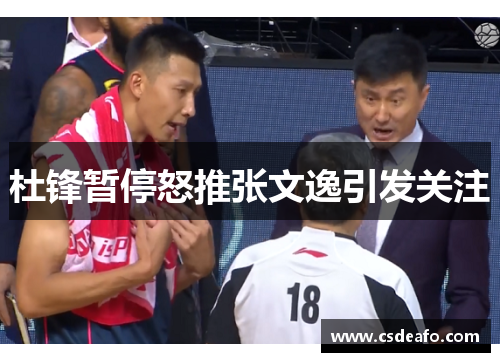 杜锋暂停怒推张文逸引发关注